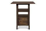 New Classic Furniture Derby Counter Table & 4 Stools (Set) Chocolate D3232-52S