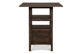 New Classic Furniture Derby Counter Table & 4 Stools (Set) Chocolate D3232-52S