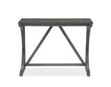 New Classic Furniture Bella Counter Sofa Table With 2 Stools & Usb Port Gray D324-3P-GRY