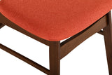 New Classic Furniture Morocco Dining Chair with Orange Seat Cushion - Set of 2 D331-20-ORG