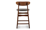 New Classic Furniture Morocco 24" Pub Stool with Dark Gray Seat Cushion - Set of 2 D331-22-DGR