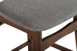 New Classic Furniture Morocco 24" Pub Stool with Dark Gray Seat Cushion - Set of 2 D331-22-DGR