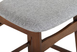 New Classic Furniture Morocco 24" Pub Stool with Light Gray Seat Cushion - Set of 2 D331-22-GRY
