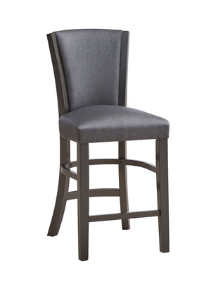 New Classic Furniture Platina Counter Chair Glitter Gray - Set of 2 D3639G-22