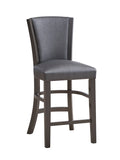 Platina Counter Chair Glitter Gray - Set of 2