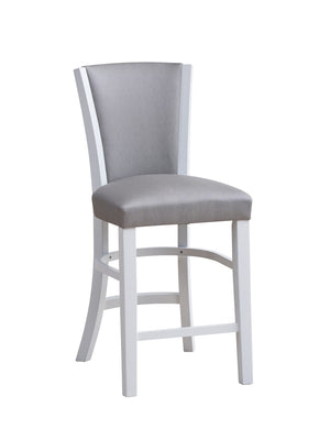 New Classic Furniture Platina Counter Chair White - Set of 2 D3639W-22