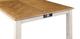 New Classic Furniture Amy 60" Counter Table+Chairs with Stg (5 Pc) 2 Tone Bisque D3651-60CS-BSQ