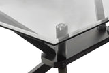 New Classic Furniture Ming Dining Table Glass Top D3660-10T