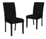New Classic Furniture Celeste Dining Chair Black - Set of 2 D400-20-BLK