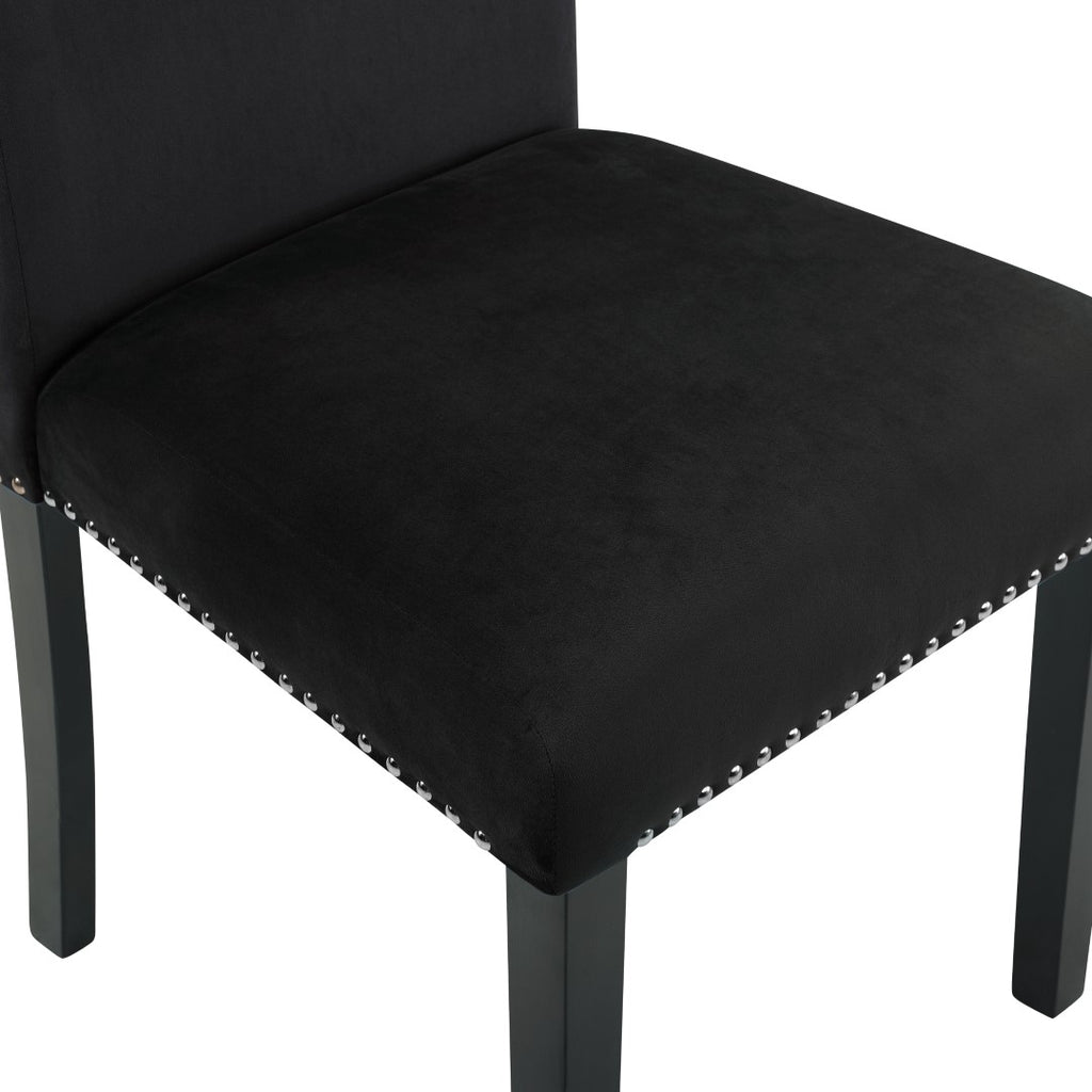 New Classic Furniture Celeste Dining Chair Black - Set of 2 D400-20-BLK