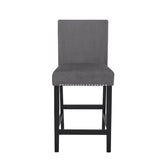 New Classic Furniture Celeste Counter Chair Gray - Set of 2 D400-22-GRY