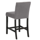 New Classic Furniture Celeste Counter Chair Gray - Set of 2 D400-22-GRY