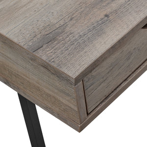 walker edison 42 3 drawer angled front desk