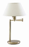 Home/Office Swing Arm Desk Lamp Antique Brass