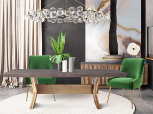 Beatrix Velvet Side Chair Green TOV-D46