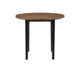 New Classic Furniture Potomac 42" Round Counter Table & 4 Chairs Brown/Black D4832B-42S-CTR