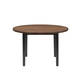 New Classic Furniture Potomac 48" Round Dining Table & 4 Chairs Brown/Black D4832B-48S-RND