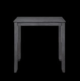 New Classic Furniture Heston 36" Storage Counter Table Set with 2 Chairs Gray D5773-32-GRY