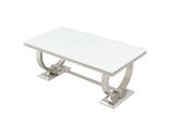 New Classic Furniture Tempest Dining Table Top White D617-10T