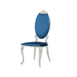 Tempest Medallion Back Blue Dining Chair - Set of 2