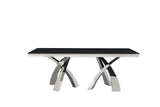 New Classic Furniture Ulysses Rectangle Dining Table Top Black D957-10T