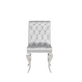 New Classic Furniture Viola Pale Blue Crystal Tufted Dining Chair - Set of 2 D970-2174-LBL