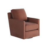 Fusion 21-02G-C Transitional Swivel Glider Chair 21-02G-C Bella Rosewood Swivel Glider