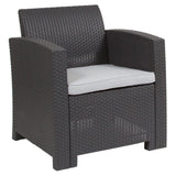 EE1715 Contemporary Patio Lounge Chair [Single Unit]