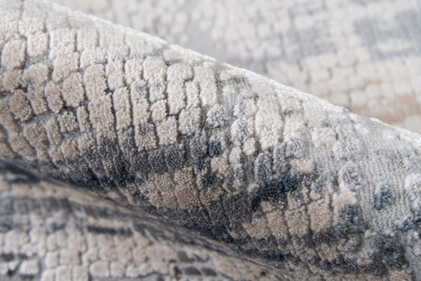 Momeni Dalston DAL-1 Machine Made Transitional Abstract Indoor Area Rug Grey 8'6" x 13' DALSTDAL-1GRY860D