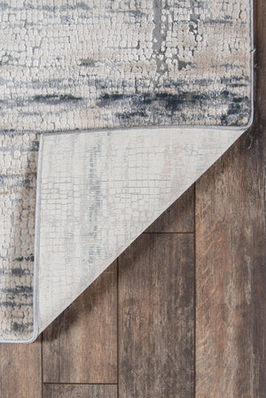 Momeni Dalston DAL-1 Machine Made Transitional Abstract Indoor Area Rug Grey 8'6" x 13' DALSTDAL-1GRY860D