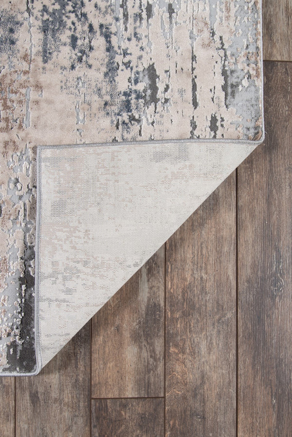 Momeni Dalston DAL-2 Machine Made Transitional Abstract Indoor Area Rug Grey 8'6" x 13' DALSTDAL-2GRY860D