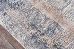 Momeni Dalston DAL-3 Machine Made Transitional Abstract Indoor Area Rug Grey 8'6" x 13' DALSTDAL-3GRY860D