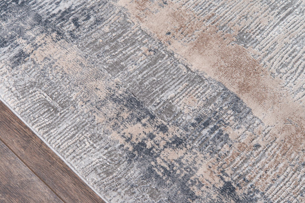 Momeni Dalston DAL-3 Machine Made Transitional Abstract Indoor Area Rug Grey 8'6" x 13' DALSTDAL-3GRY860D