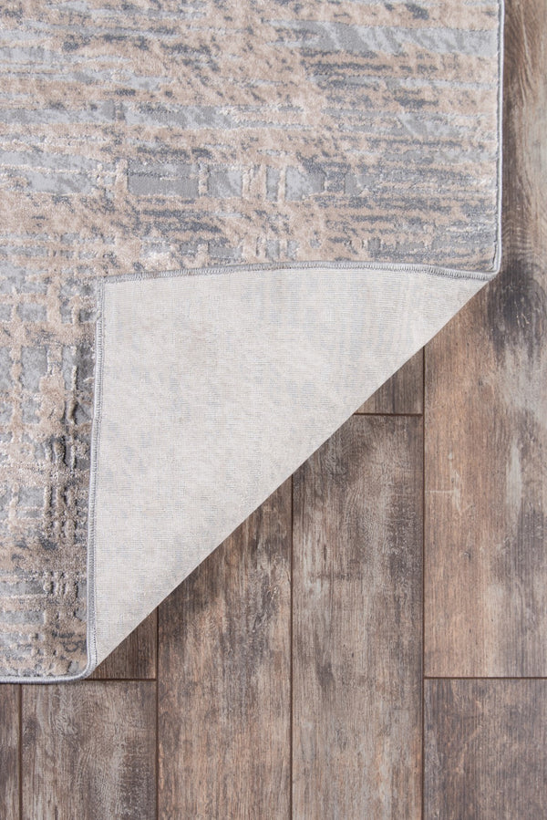 Momeni Dalston DAL-4 Machine Made Transitional Abstract Indoor Area Rug Grey 8'6" x 13' DALSTDAL-4GRY860D