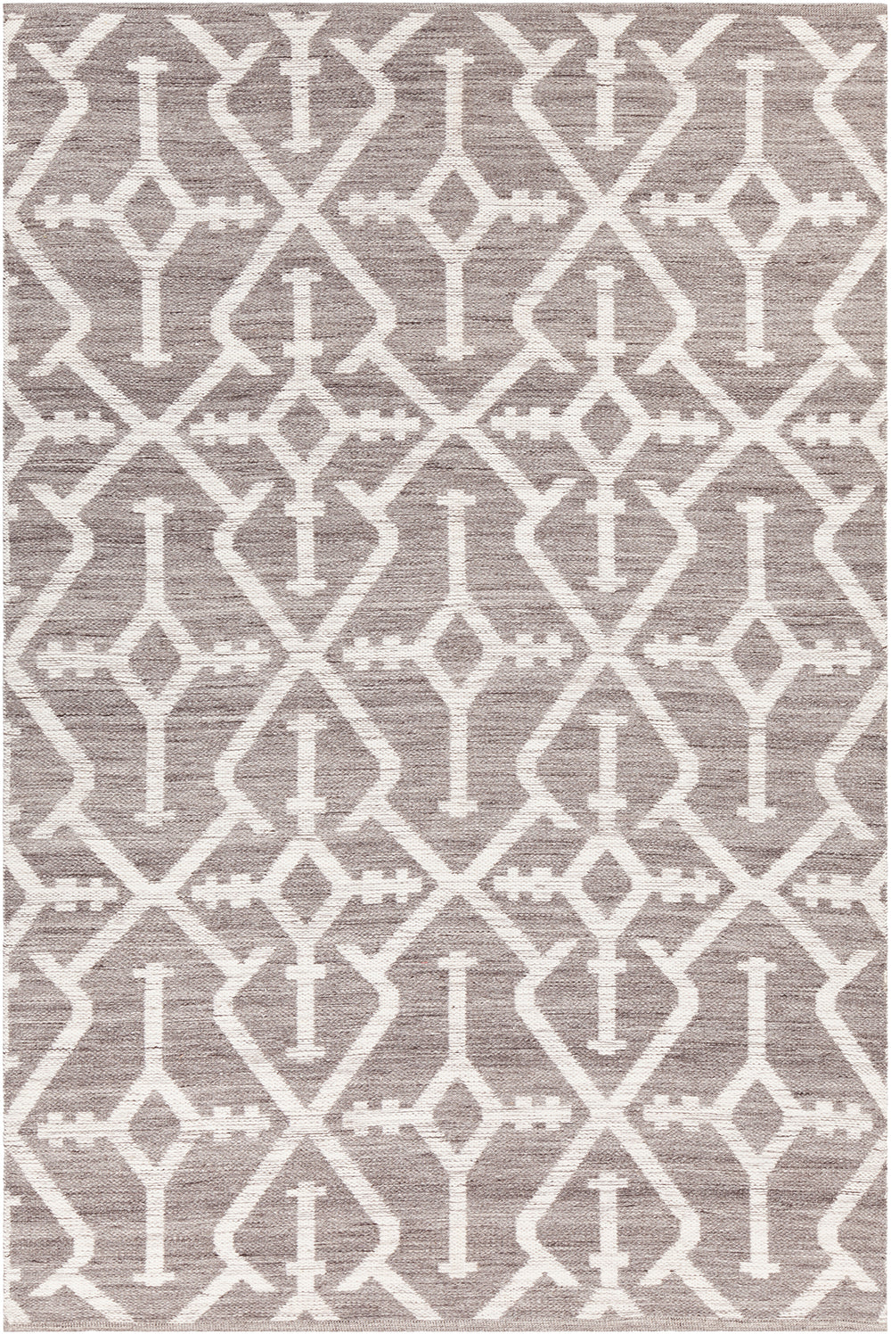 Chandra Rugs Dani 100% Recycled Polyester Hand-Woven Contemporary Rug Brown/Beige 7'9 x 10'6