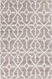 Chandra Rugs Dani 100% Recycled Polyester Hand-Woven Contemporary Rug Brown/Beige 7'9 x 10'6