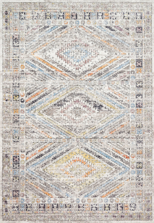 Loloi Dante DN-01 100% Polyester Pile Power Loomed Transitional Rug DANTDN-01IVML96D3