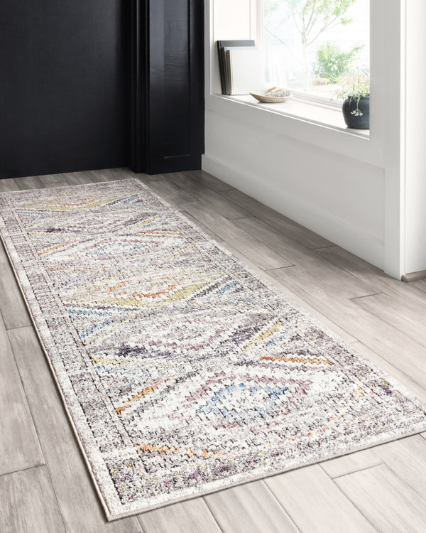 Loloi Dante DN-01 100% Polyester Pile Power Loomed Transitional Rug DANTDN-01IVML96D3