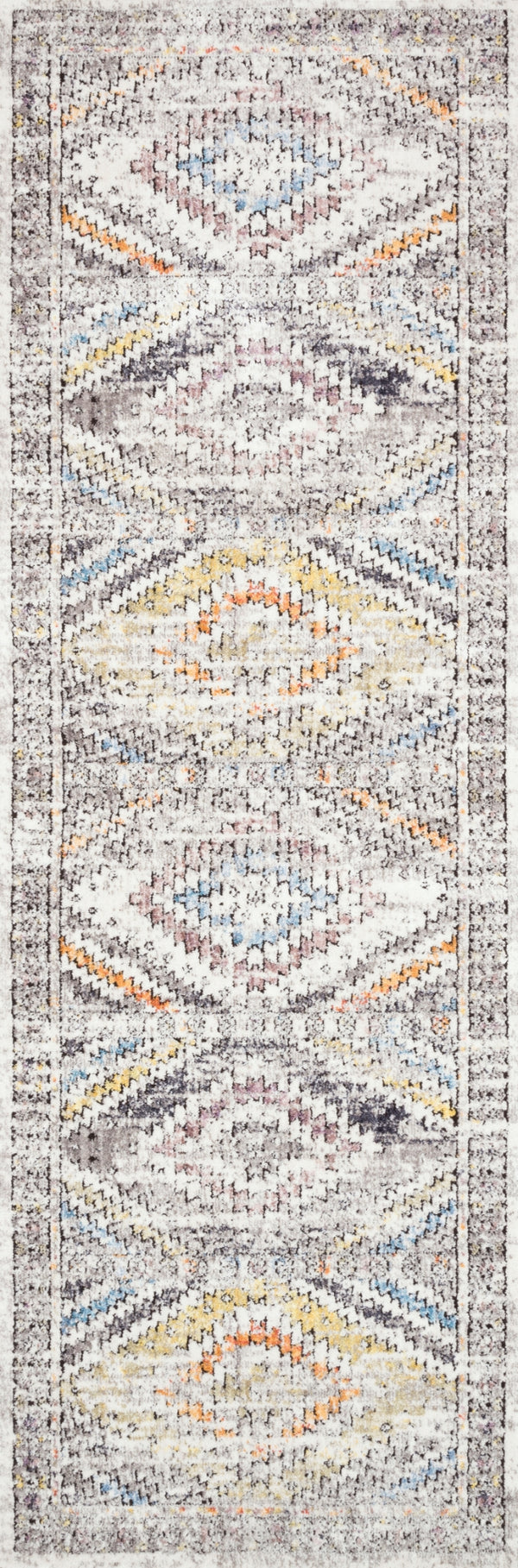 Loloi Dante DN-01 100% Polyester Pile Power Loomed Transitional Rug DANTDN-01IVML96D3