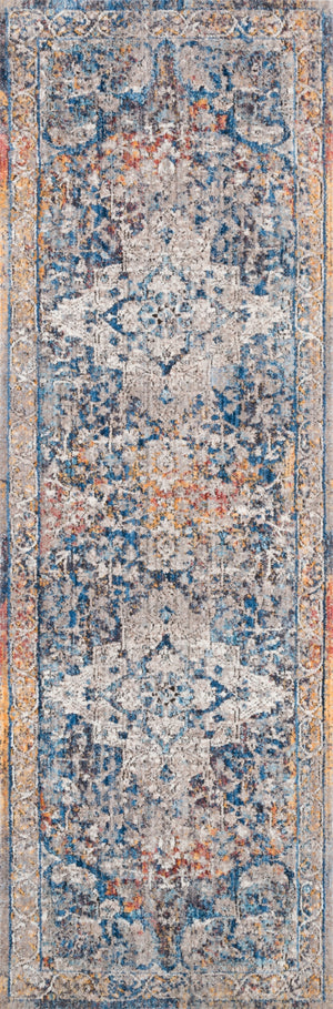 Loloi Dante DN-04 100% Polyester Pile Power Loomed Transitional Rug DANTDN-04MLSN96D3