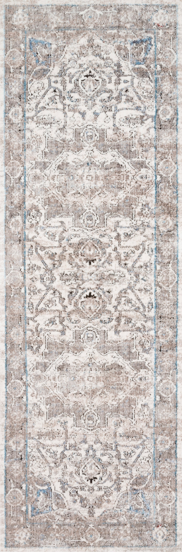 Loloi Dante DN-05 100% Polyester Pile Power Loomed Transitional Rug DANTDN-05IVSN96D3