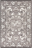 Chandra Rugs Daphne Wool + Viscose Hand-Woven Traditional Rug Black/Grey/White 7'9 x 10'6