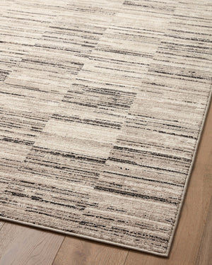 Loloi Loloi II Darby DAR-01 Transitional Power Loomed Rug Charcoal / Sand 11'-6" x 15'
