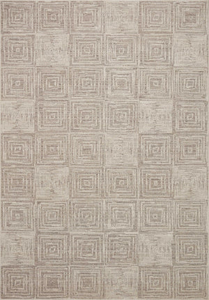 Loloi Loloi II Darby DAR-05 Transitional Power Loomed Rug Beige / Grey 11'-6" x 15'