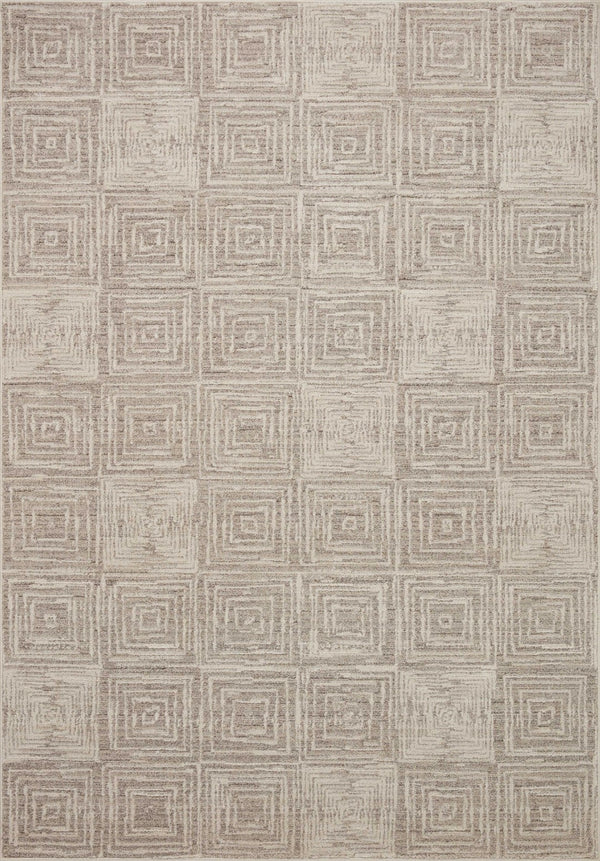Loloi Loloi II Darby DAR-05 Transitional Power Loomed Rug Beige / Grey 11'-6" x 15'