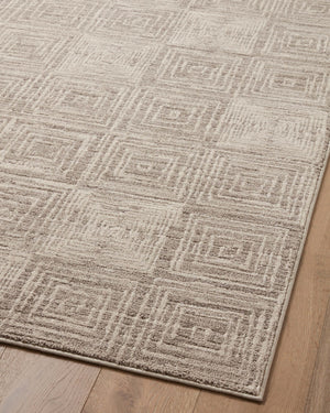 Loloi Loloi II Darby DAR-05 Transitional Power Loomed Rug Beige / Grey 11'-6" x 15'