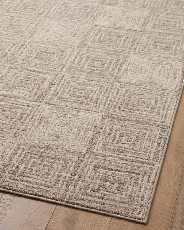 Loloi Loloi II Darby DAR-05 Transitional Power Loomed Rug Beige / Grey 11'-6" x 15'