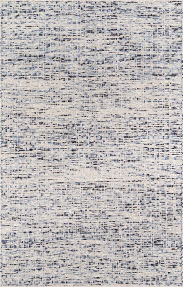 Momeni Erin Gates Dartmouth DRT-1 Hand Woven Contemporary Abstract Indoor Area Rug Blue 9' x 12' DARTMDRT-1BLU90C0