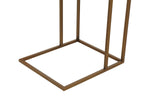 Shatana Home Dash Side Table Brushed Brass