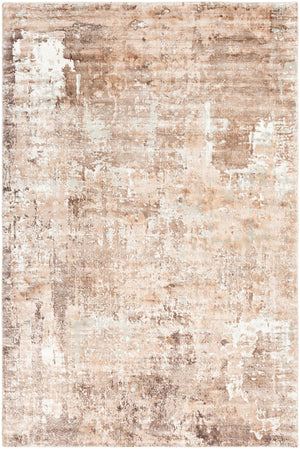 Chandra Rugs Dawn 100% Viscose Hand-Woven Contemporary Rug Brown/Grey/White 7'9 x 10'6